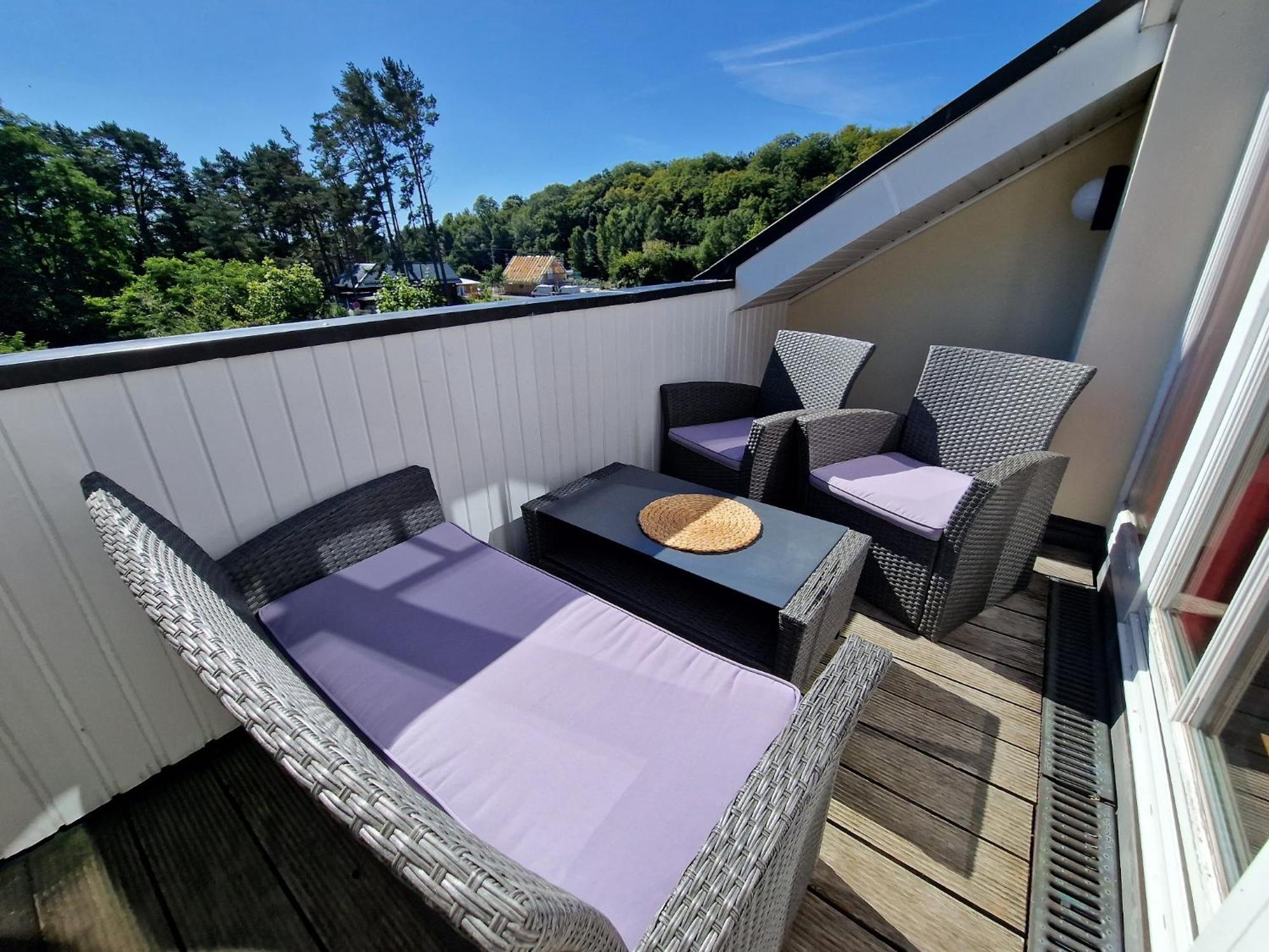 Duenenpark Binz - Komfortplus Ferienwohnung Mit 1 Schlafzimmer Und Balkon Im Dachgeschoss 231 Zewnętrze zdjęcie