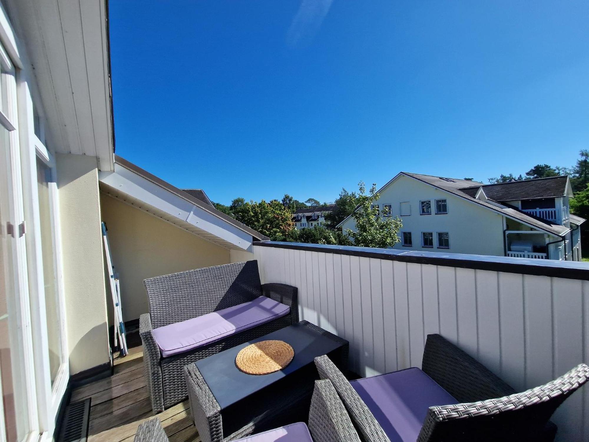 Duenenpark Binz - Komfortplus Ferienwohnung Mit 1 Schlafzimmer Und Balkon Im Dachgeschoss 231 Zewnętrze zdjęcie